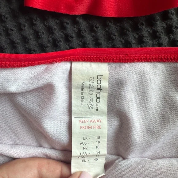 Red Ruffle Bikini Set - Picture 3 of 5